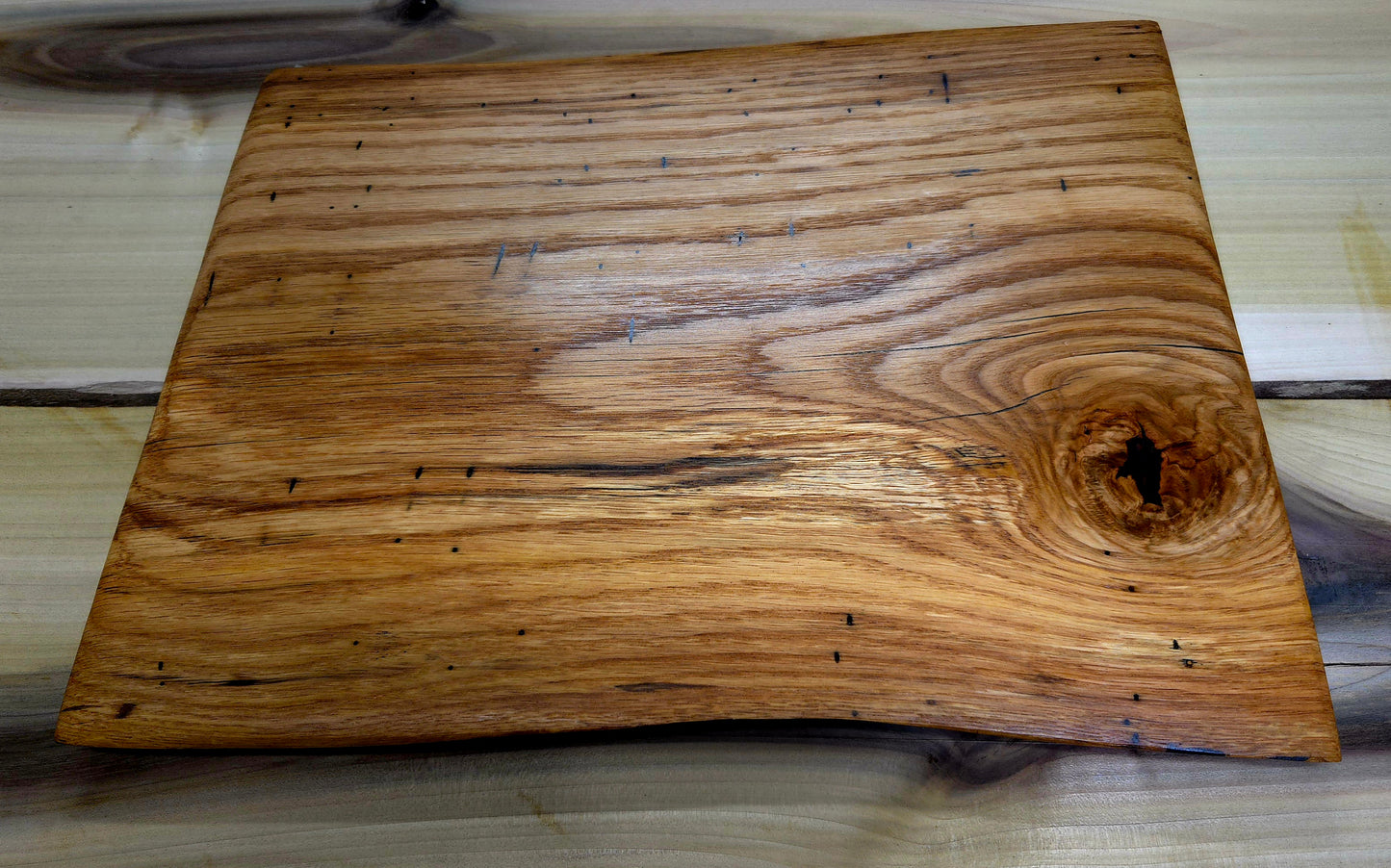 Raw Natural Spalted White Oak Cutting Board