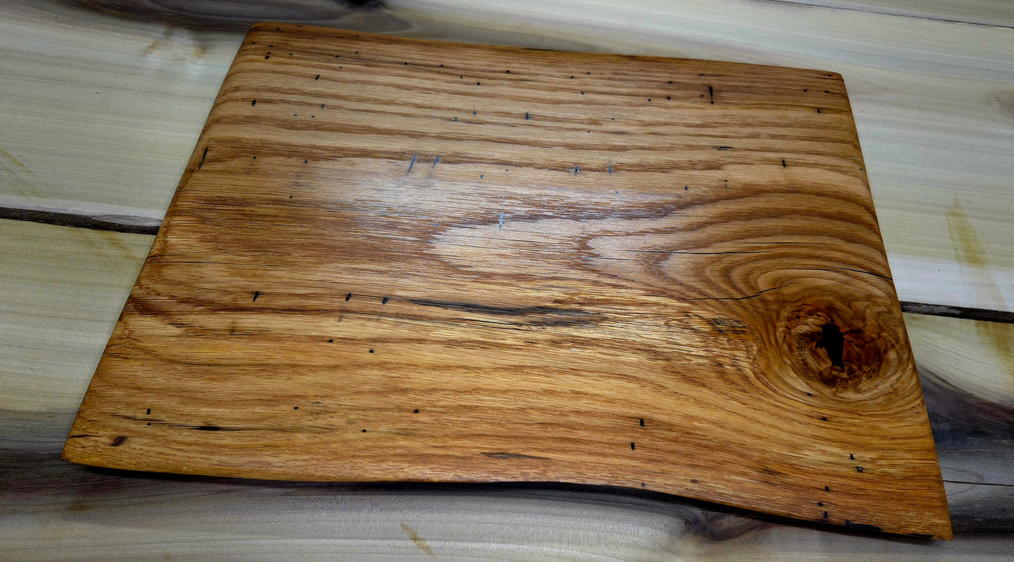 Raw Natural Spalted White Oak Cutting Board