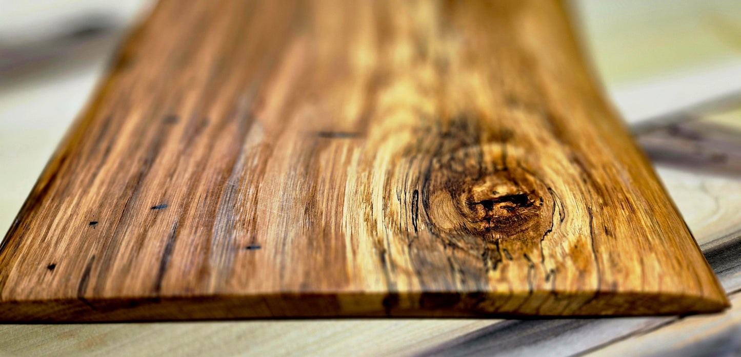 Raw Natural Spalted White Oak Cutting Board