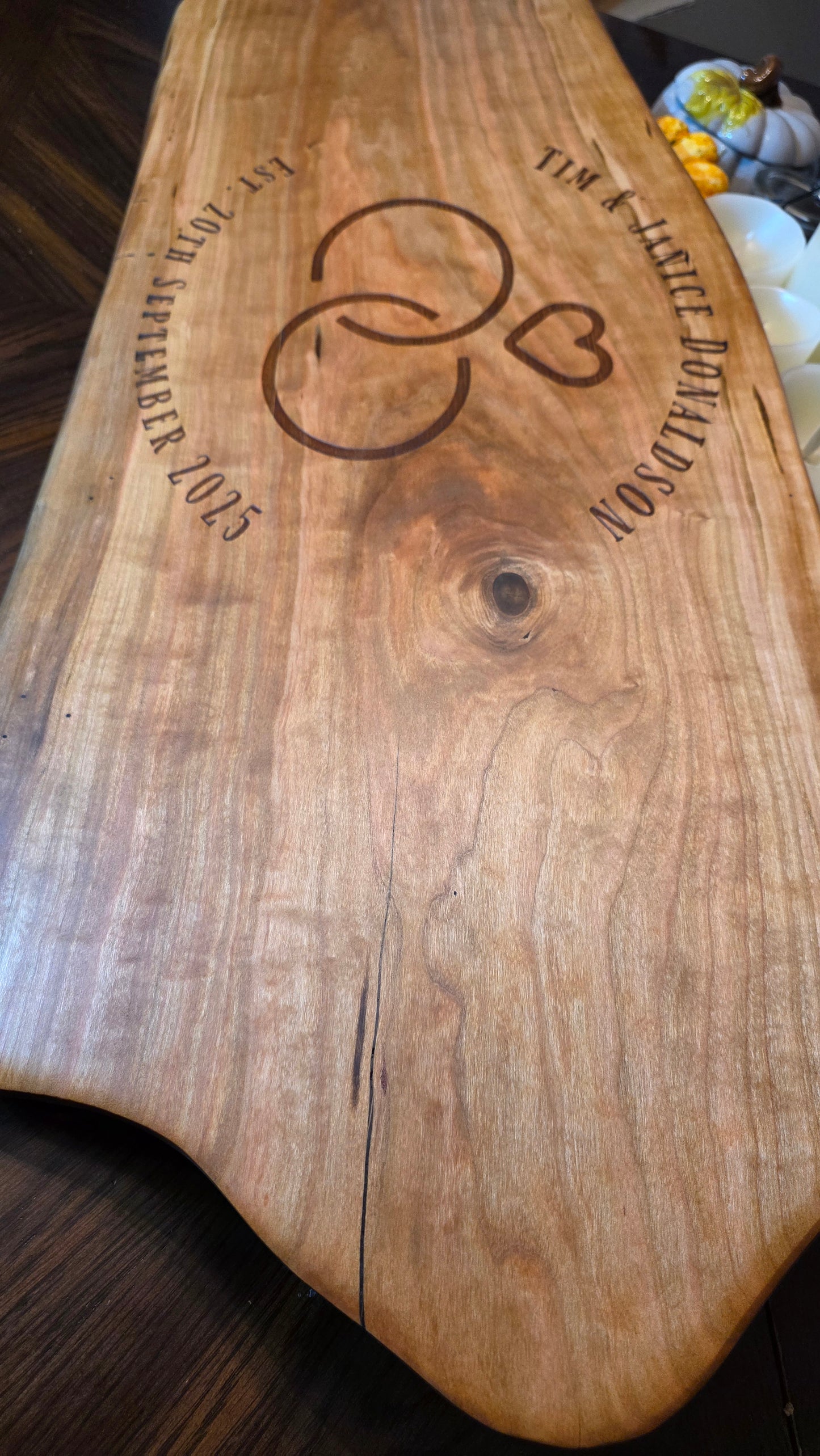 Personalized customized cutting & serving boards