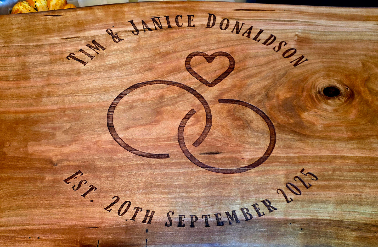 Personalized customized cutting & serving boards