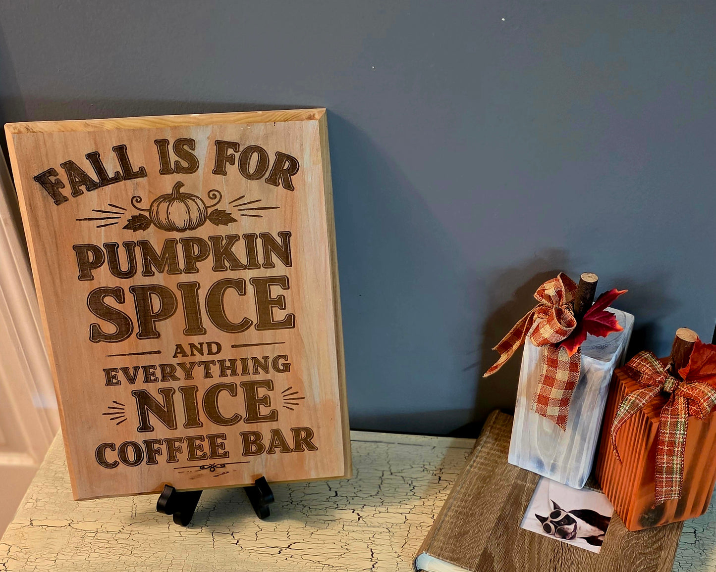 Pumkin Spice Coffee Bar sign