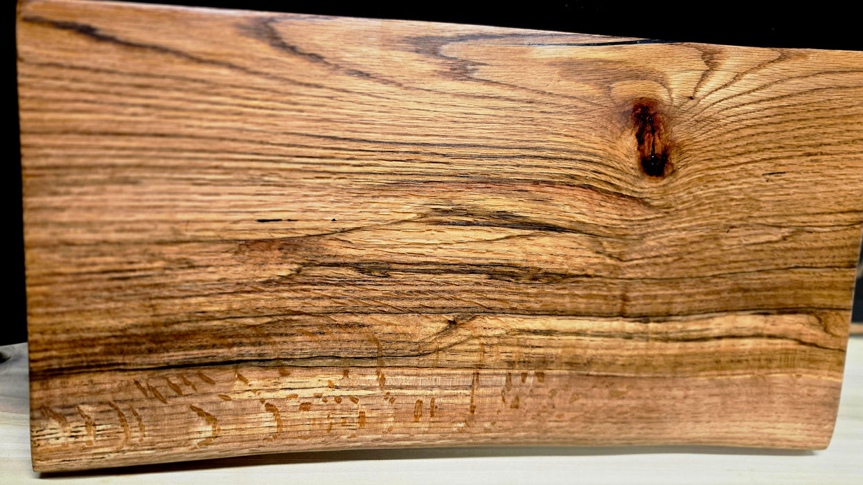 Crafted Natural Edge Red Oak Cutting Board