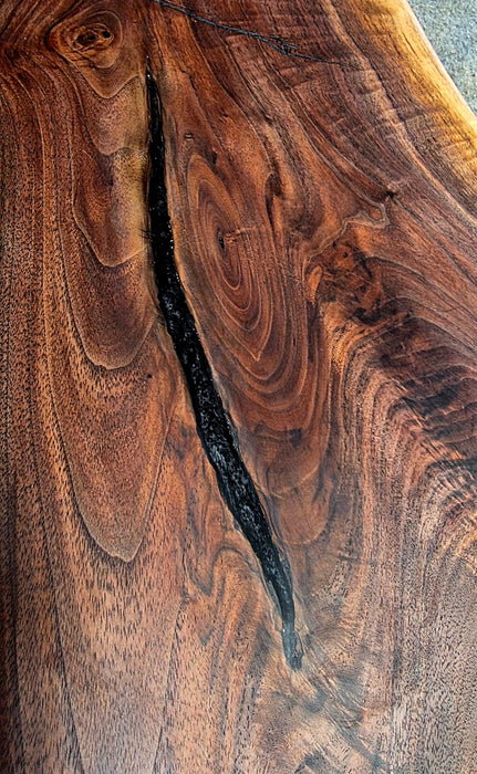 Large Walnut Charcuterie Board with Epoxy Inlay