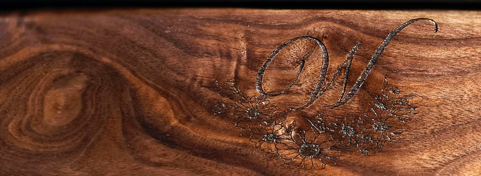 Barnwood & Walnut Wooden Stove Cover | Rustic Kitchen Noodle Board