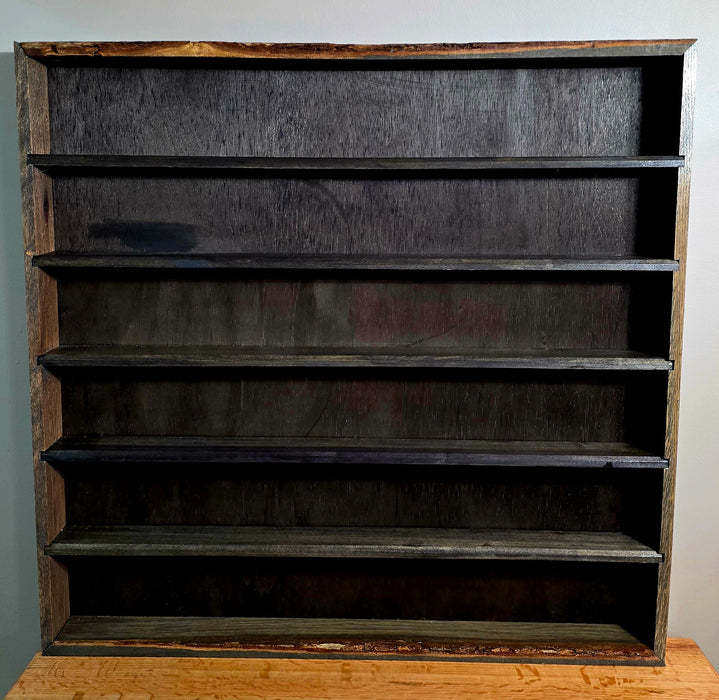 Wood Display Shelf with Remote LED Lighting