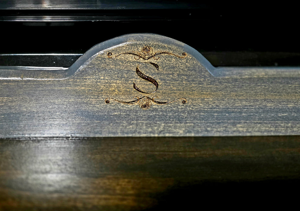 Custom Initial Wooden Stove Cover | Personalized Kitchen Noodle Board