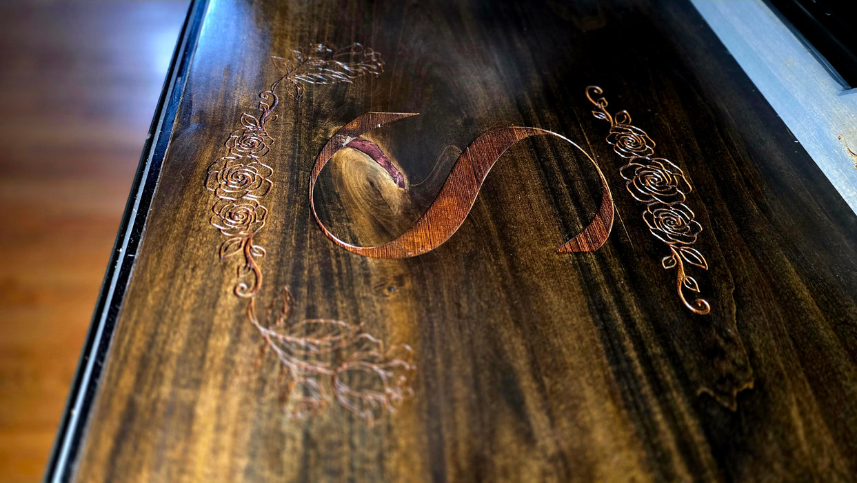 Custom Initial Wooden Stove Cover | Personalized Kitchen Noodle Board